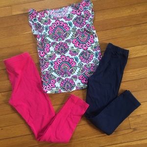 Top & 2 legging Bundle